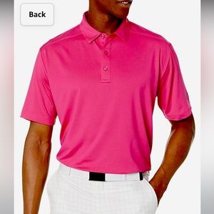 NWT Callaway Men's Solid Micro Hex |Golf Polo Shirt with UPF 50 Protection